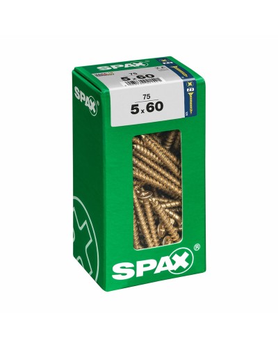SPAX Holzschrauben | Flachkopf | 5 x 60 mm | Sicherer Halt
