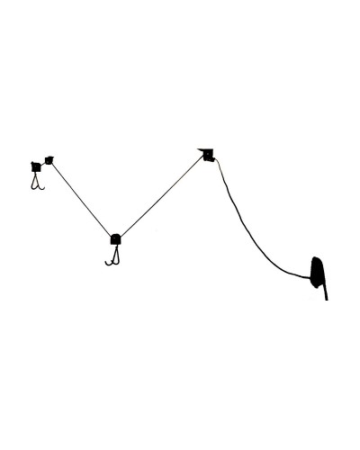 Dunlop Fahrrad-Deckenlift, verstellbar, für Fahrräder mit Rädern bis zu 29"
