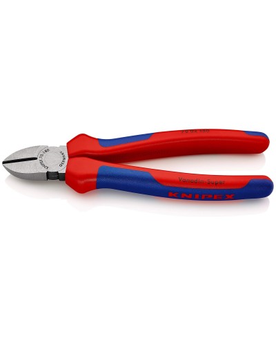 Pinces coupantes diagonales Knipex 7002180 - 180mm, pour usage intensif

