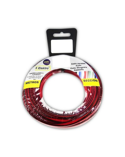Cavo audio EDM professionale 2x1,5mm (rosso/nero), 20m, per impianti audio e PA