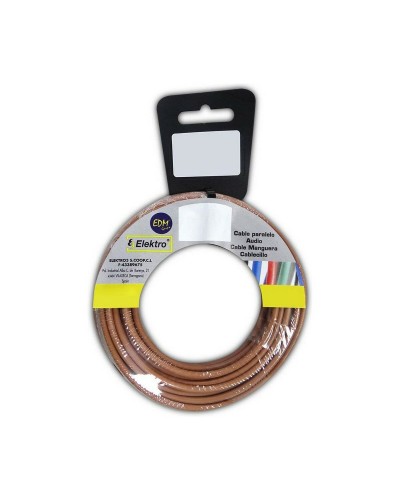 Cable EDM Marrón para Máquinas, Longitud 20 Metros
