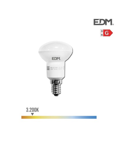 Ledlamp EDM Reflector G 5 W E14 350 lm Ø 4,5 x 8 cm (3200 K)