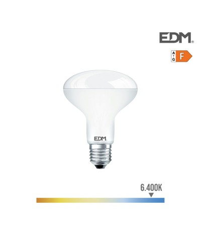LED-lampa EDM Reflektor F 12 W E27 1055 lm Ø 9 x 12 cm (6400 K)