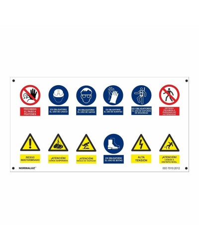 Normaluz Baustellenschild aus PVC (50 x 90 cm) - Ideal für Hinweise und Beschilderung
