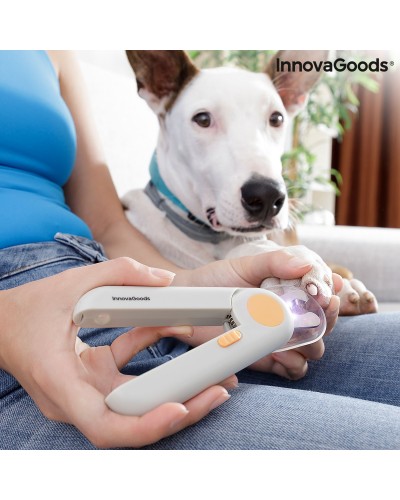 Cortauñas para Mascotas con Luz LED - Clipet InnovaGoods

