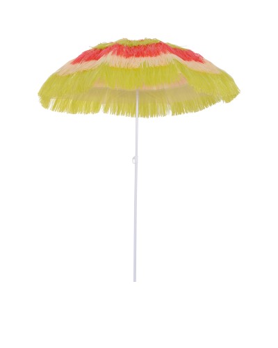 Portable Hawaiian Umbrella, Ø160cm Canopy, Waterproof, Up to 180cm Height