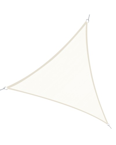 Polyester Triangle Sun Shade Sail (White, 6x6x6m)