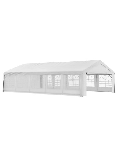 Garden Gazebo 10x6m with Removable Sidewalls and Windows, Steel and Polyester