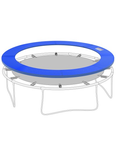  Bordo di protezione per trampolino, blu Ø305cm