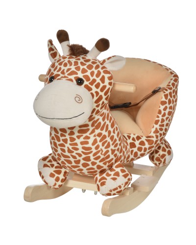 Wooden Rocking Giraffe for Children 60x33x45cm