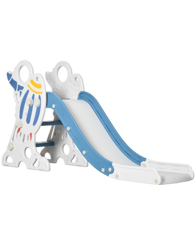 Space-Themed Slide for Toddlers 18-36 Months in PE and PP with Anti-Slip Steps, 157x46.5x80 cm