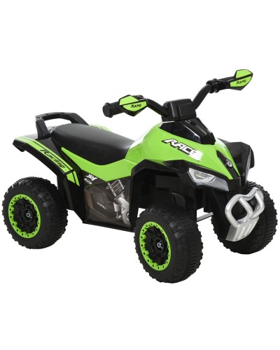 Kids' Manual Push Quad 18-36 Months with Built-in Sounds, PP & Metal, 44x67.5x38 cm, Green