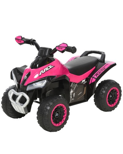 Mini Kids Quad 18-36 Months Push-Along Ride-On with Music and Wide Handlebar, PP and Metal Baby Bike, 67