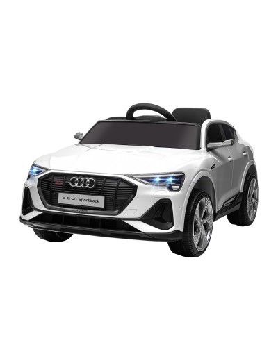 12V Electric Ride-On Car for Kids with Remote Control, 3-8km/h Speed, Lights and Music, Ages 3-5 Years, White