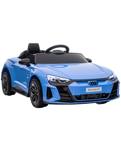  Auto Elettrica per Bambini 3-5 Anni con Telecomando, Sospensioni e Clacson, 103x58x41 cm, Blu e Nero