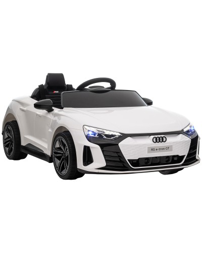 Kids Electric Ride-On Car 3-5 Years with Remote Control, Suspension and Horn, 103x58x41 cm, Black and White