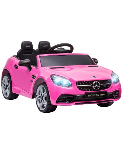  Macchina Elettrica per Bambini 3-6 Anni con Luci LED, Effetti Sonori e Telecomando, 107x62.5x44 cm, Rosa