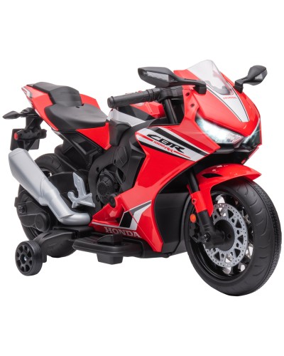 Licensed HONDA Kids Electric Motorcycle, 6V Rechargeable Battery, 3km/h Speed, Red