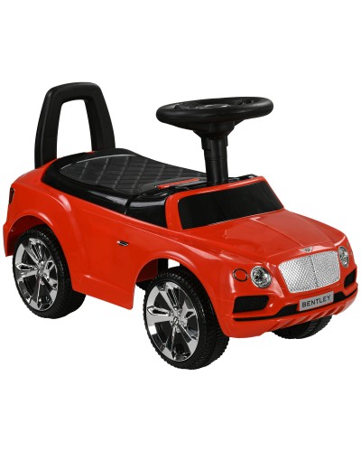 Bentley Bentayga Licensed Ride-On Push Car for Toddlers 18-36 Months, Horn and Music, Red
