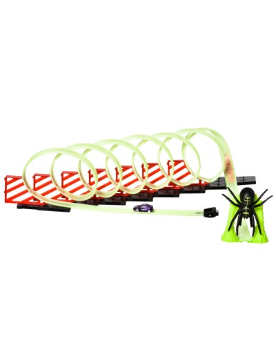 Light-Up Car Track with Vehicle, for Kids Ages 3-6, 86x67x21cm