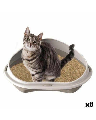 Lettiera Igienica Georplast per Gatti, Grande, 58 x 48 x 20,5 cm, Confezione da 8