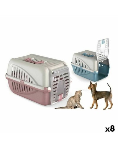 Transporteur Georplast : Spacieux, Durable et Sûr pour Chiens et Chats (50x33x31cm, 8 pièces)
