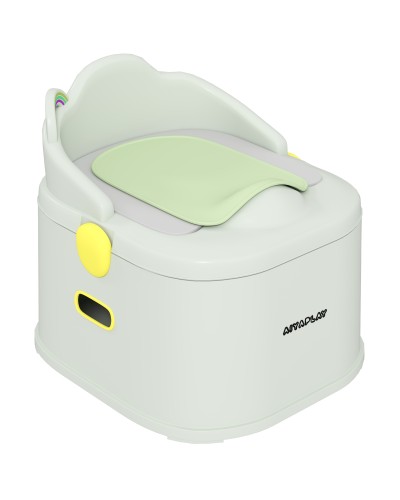 3-in-1 Kids Potty Training Seat with Removable Bowl and Cushion, 6 Months-6 Years Old, Grey