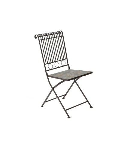 Vouwbare Stoel Kaemingk Stuttgart Wit Bruin 39 x 39 x 9 cm