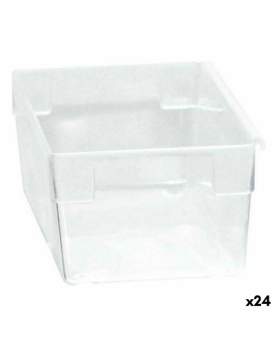 Cajas Transparentes Apilables 15x8x5,3cm - Organización y Almacenamiento (24 Unidades)
