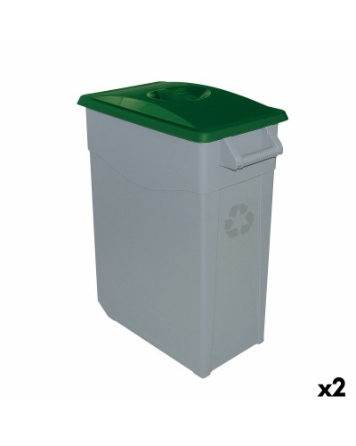 Secchio per Raccolta Differenziata Denox Verde 65L - Set da 2