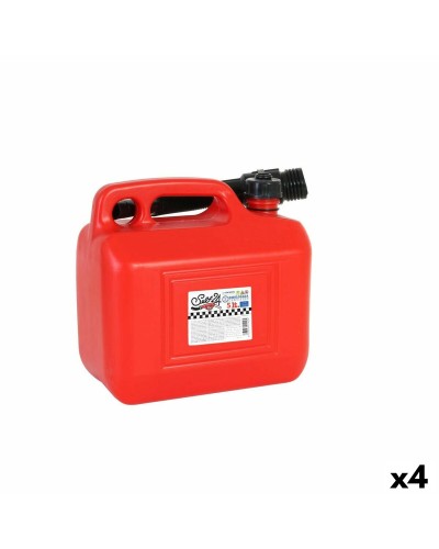 Continental 5L Fuel Can with Self-Sealing Spout - 4 Pack
