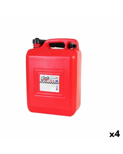 Bränsletank med tratt Continental Self Röd 10 L (4 antal)