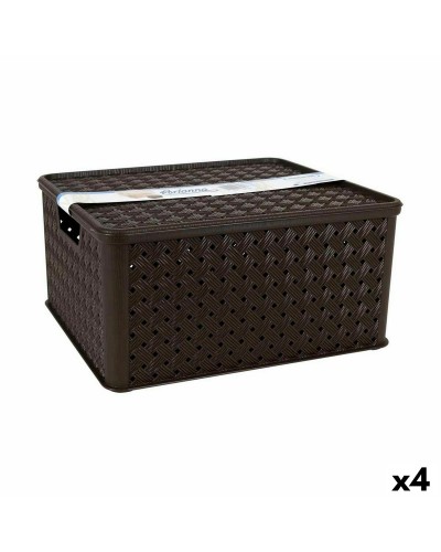 Tontarelli Arianna Storage Boxes (Set of 4) - 33.5 x 29.5 x 16.5 cm - Lid
