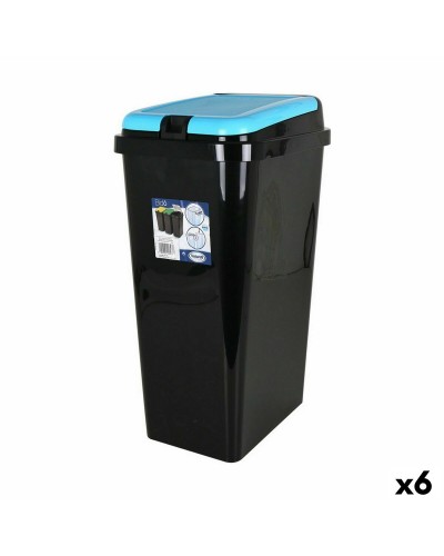 Müllbeutel Tontarelli Bido Schwarz Rechteckig 40x29x65cm [6 Stück]
