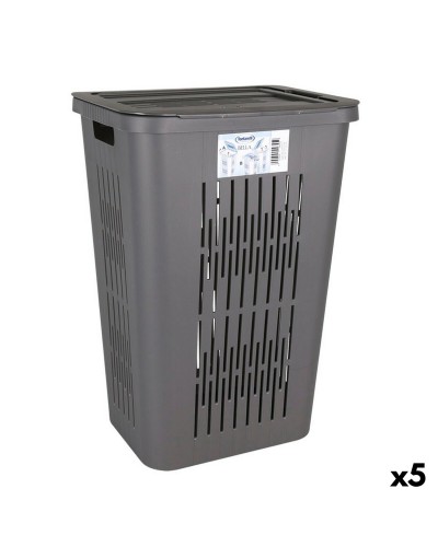 Inde Bella Laundry Basket 60L | Graphite | 40.5x33x59cm | Multipurpose

