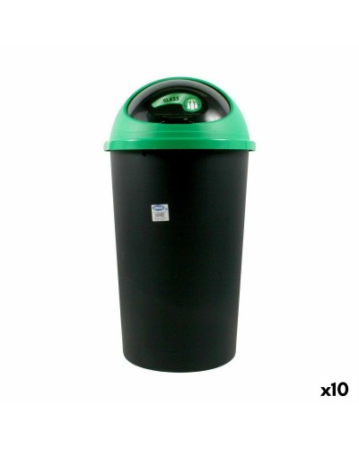 Müllbeutel Tontarelli Big Hoop, Dunkelgrün, 50 Liter, 39 x 39 x 72 cm (10er-Pack)
