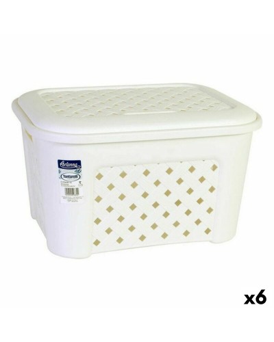 Panier à Linge Arianna Tontarelli 44 x 35 x 24 cm, Lot de 6
