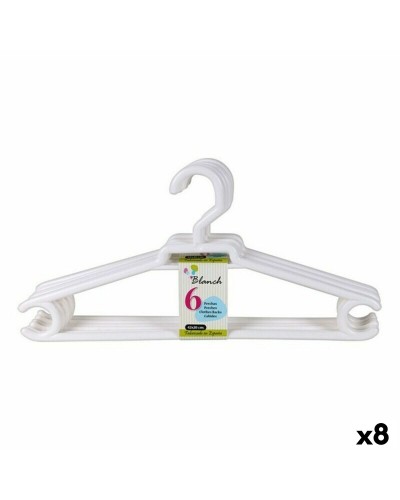 Kleiderbügel Dem Blanch aus Kunststoff - 42 x 20 cm - 6er Pack (8er Set)
