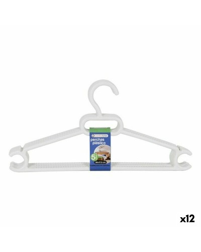Leo Dem Leo Plastic Hangers, Set of 5 Pieces (38 x 17.5 cm)
