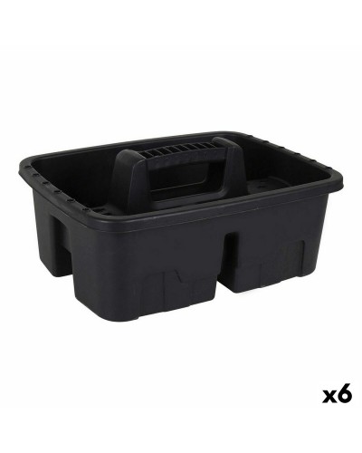 Gereedschapsorganizer Dem Brico Dienblad Zwart 38,5 x 29,5, x 17 cm (6 Stuks)