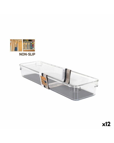 Contenedores Transparentes Confortime de 32,4 x 9,3 x 4,8 cm para Organización (Set de 12)
