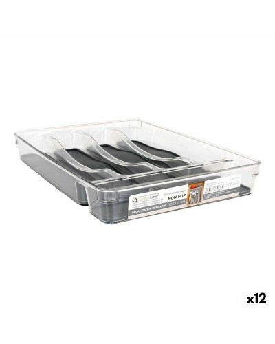 Ruokailuvälinejärjestelijä Confortime Non Slip Pet 32,5 x 23 x 4,5 cm (12 osaa)