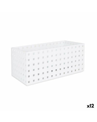Confortime Schubladen-Organizer | Weiß | 27,5 x 13,5 x 12,2 cm | 12 Stück
