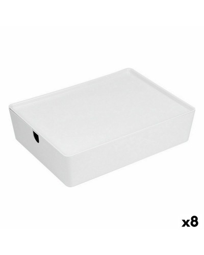 Caja Almacenaje Apilable Confortime 35 x 26 x 8,5 cm - Pack de 8
