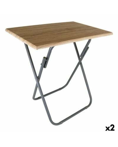 Mesa Plegable Confortime Madera 73x52x75cm, Set de 2
