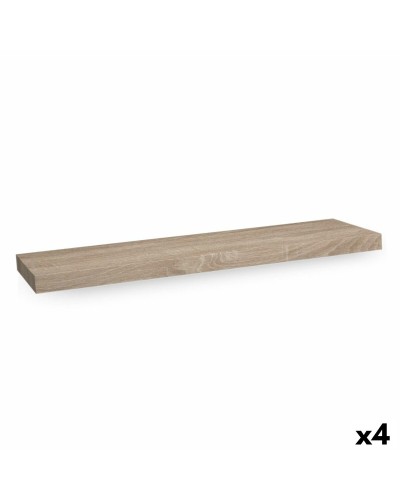 Hyllor Confortime Trä MDF Brun 23,5 x 80 x 3,8 cm (4 antal)