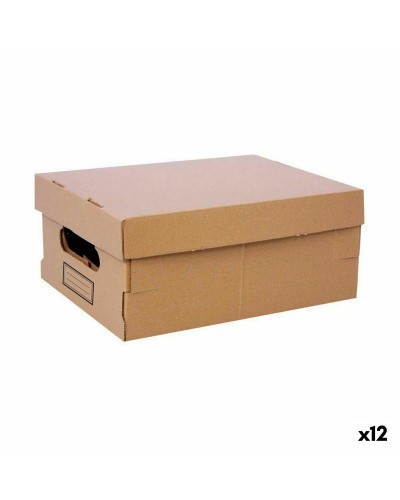 Confortime Storage Box Cardboard 30x22.5x12.5cm, Set of 12
