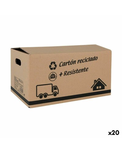 Boîte de Rangement Carton Confortime 40x25x20 cm avec Couvercle (20 Unités)
