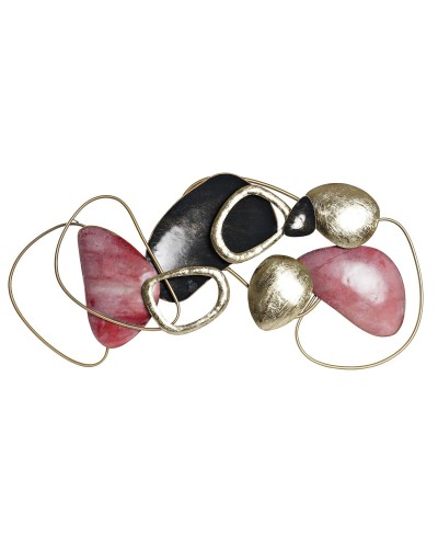 DKD Home Decor - Wanddekoration aus Metall, Rotgold, 105,4 x 8,3 x 50,2 cm
