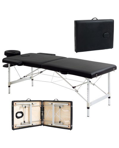  Lettino Massaggio Pieghevole Professionale, Lettino per Massaggio con Altezza Regolabile e Borsa di Trasporto per Estetista e T